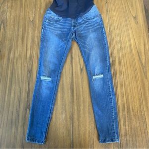 Indigo Blue Women's Distressed Jeans